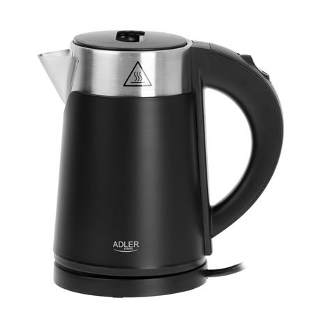 Adler | Kettle | AD 1372 | Electric | 800 W | 0.6 L | Plastic/Stainless steel | 360° rotational base | Black - 2